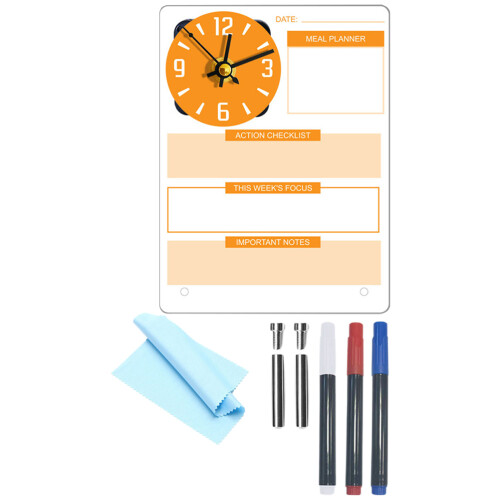 4Sets Acryl Whiteboard Met Planbord En Batterij