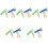 10Pcs Durable Wooden Handle Jump Rope for Physical Education Training 4