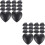40Pcs Black Silicone Glasses Ear Grips for Secure Eyeglass Fit 7