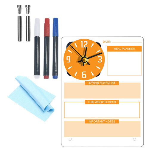 4Sets Acryl Whiteboard Met Planbord En Batterij 2