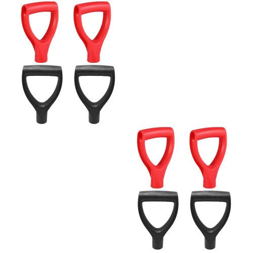 8Pcs Portable Plastic Grip Handles D-Shaped for Spade and Snow 2