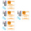 4Sets Acryl Whiteboard Met Planbord En Batterij 8