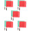 10Pcs Polyester Soccer Referee Flags for Sports Events 8