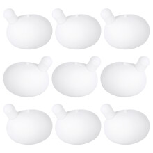 30Pcs White Silicone Squeeze Toy Bubble Insert Props Durable DIY Use