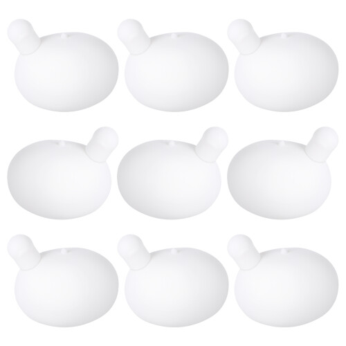 30Pcs White Silicone Squeeze Toy Bubble Insert Props Durable DIY Use