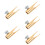 5Pcs Golden Eyeliner Pencil Sharpener Practical Manual Sharpener Gift 9