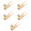 5Pcs Golden Eyeliner Pencil Sharpener Practical Manual Sharpener Gift 6