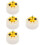 4Pcs White Artificial Cake Models PVC Decorative Simulation Cake Props 9