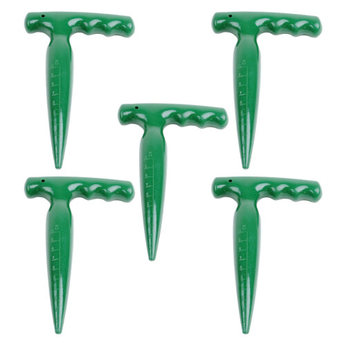 2Pcs Ergonomic Hand Dibber Gardening Tool Portable Digger 1