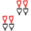 8Pcs Portable Plastic Grip Handles D-Shaped for Spade and Snow 6