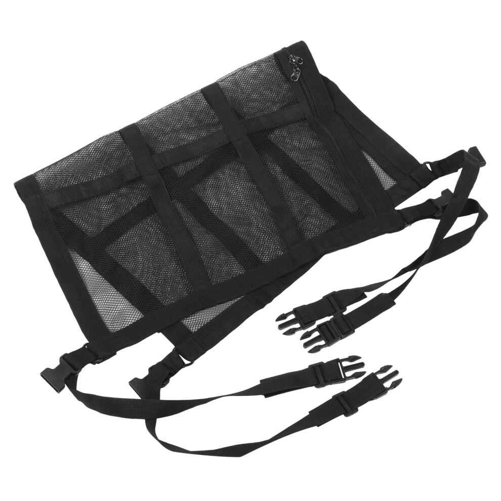 5Pcs Car Hanging Pouch Mesh Oxford Durable Storage Organizer Black 032444226142
