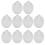 30Pcs White Silicone Squeeze Toy Bubble Insert Props Durable DIY Use 3