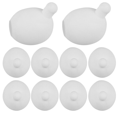 30Pcs White Silicone Squeeze Toy Bubble Insert Props Durable DIY Use 1