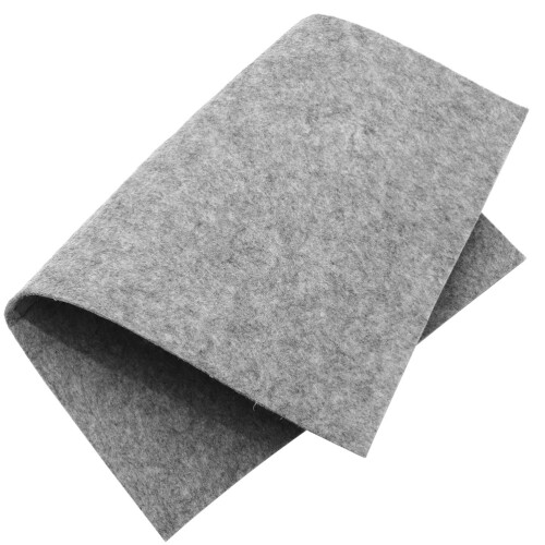 4Pcs Grey Felt Writing Pads Soft Desk Mats for Calligraphy and Drawing 2