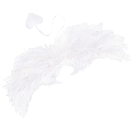 2Pcs Durable Angel Wings White Stage Performance Accessories 1