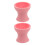 10Pcs Portable Silicone Makeup Brush Cleaner Cup Soft Pink Tool 1