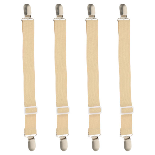 20Pièces Pinces En Métal Pour , Sangles Élastiques Réglables Kaki