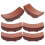 18Pcs Brown Wood Chopstick Rest Holder Kitchen Tool Organizer Set 3