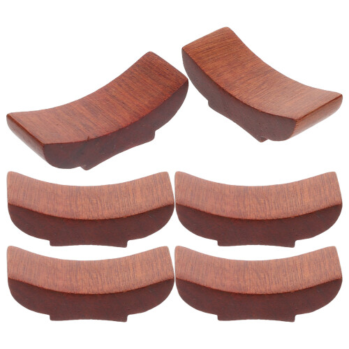 18Pcs Brown Wood Chopstick Rest Holder Kitchen Tool Organizer Set 2