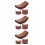 18Pcs Brown Wood Chopstick Rest Holder Kitchen Tool Organizer Set 7