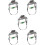 5Pcs Durable Hard Hat Liner Adjustable Suspension for Men 10