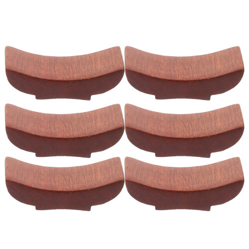 18Pcs Brown Wood Chopstick Rest Holder Kitchen Tool Organizer Set 1