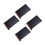 4Pcs Reusable Black Chalkboard for Table with Beech Wood Stand 5