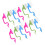 36Pcs Durable Plastic Gaps Cleaning Brushes for Sliding Door Tracks 2
