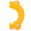 3Pcs Yellow Drill Bit Sharpener Portable ABS for Multi-Bit Grinding 1