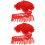 2Pcs Red Fringe Tassel Trim Polyester Lantern Accessory for Decor 6