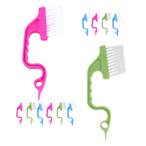 36Pcs Durable Plastic Gaps Cleaning Brushes for Sliding Door Tracks 2