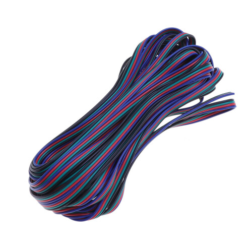 2Pcs Durable LED Connection Cable Multi Color for Light Strip 1