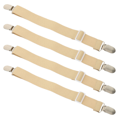 20Pièces Pinces En Métal Pour , Sangles Élastiques Réglables Kaki 2