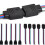 2Pcs Durable LED Connection Cable Multi Color for Light Strip 3
