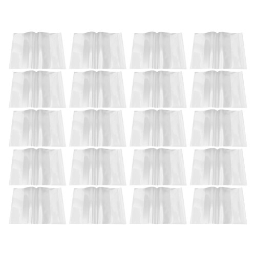 80Pcs Transparent Book Covers Plastic Waterproof Sleeve Protectors 1