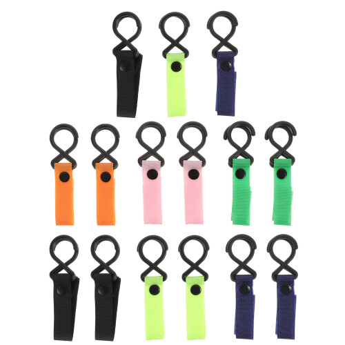 30Pcs Baby Stroller Hooks Multipurpose Non-Slip Nylon Plastic Hangers
