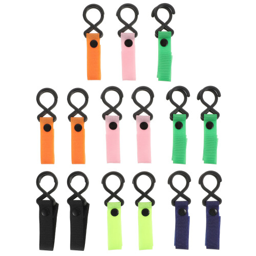 30Pcs Baby Stroller Hooks Multipurpose Non-Slip Nylon Plastic Hangers 1