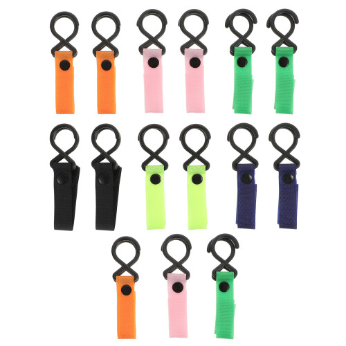 30Pcs Baby Stroller Hooks Multipurpose Non-Slip Nylon Plastic Hangers 2
