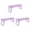 3Pcs Purple Manicure Hand Rest ABS Nail Arm Rest Foldable Cushion 4