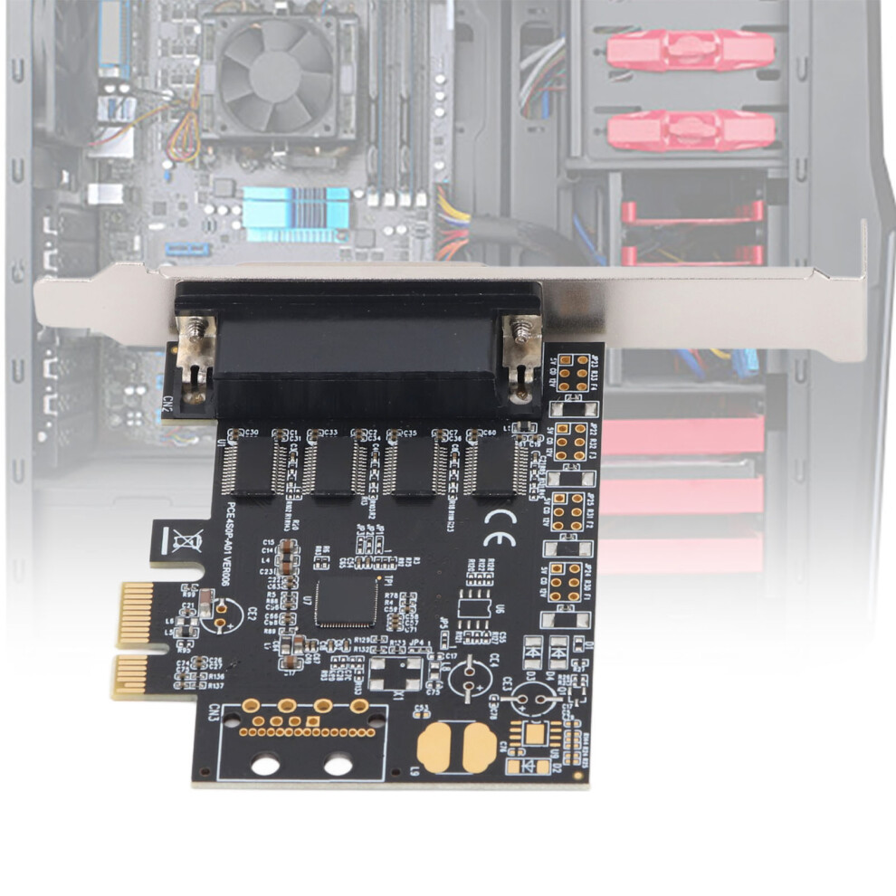 Pcie 1X Serielle Adapterkarte Db25 Auf 4 Port Db9 7443665683004