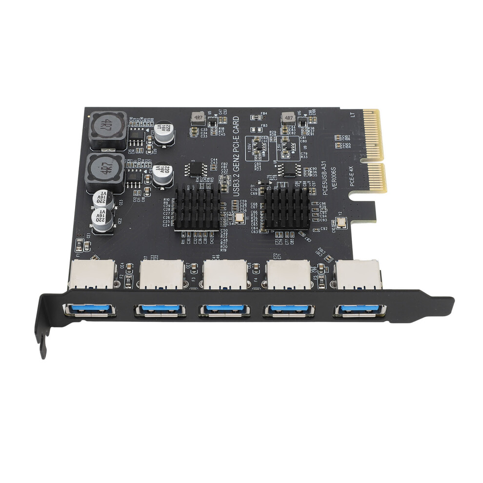 Usb 3.2 Gen 2 Erweiterungskarte, 5 Ports, 10 7465065061336