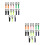 30Pcs Baby Stroller Hooks Multipurpose Non-Slip Nylon Plastic Hangers 6