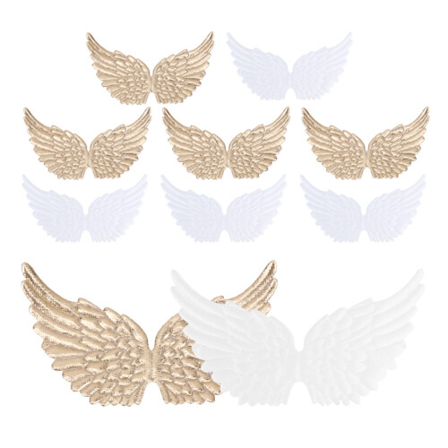 60Pcs Versatile Assorted Color Sew on Applique for Crafts