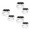 3Sets Adjustable Bat Design Pet Chest Strap PU Leash for Small Pets 6