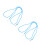 2Pcs Multipurpose Glove Straps Sky-Blue Durable Portable Gloves Rope 5