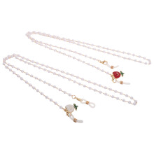 16Pcs Alloy Flower Eyeglass Chains Stylish Multi-Use Glasses Holders