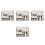 4Pcs DIY Wood Mini House Kit Beige Smooth Surface for Decorative Use 5