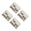 4Pcs DIY Wood Mini House Kit Beige Smooth Surface for Decorative Use 3