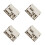 4Pcs DIY Wood Mini House Kit Beige Smooth Surface for Decorative Use 7