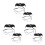 3Sets Adjustable Bat Design Pet Chest Strap PU Leash for Small Pets 4
